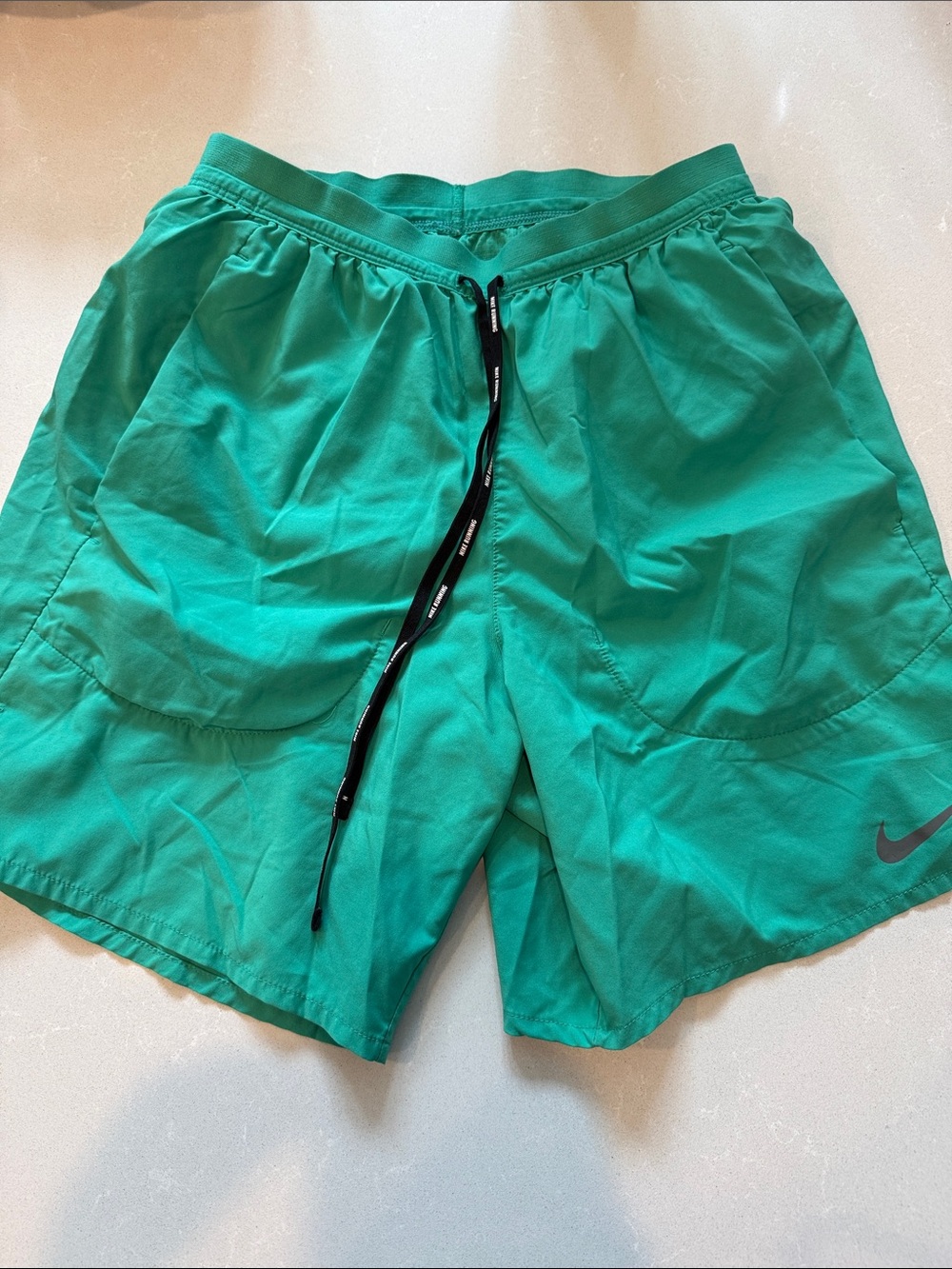 Nike Teal Athletic Shorts with Drawcord